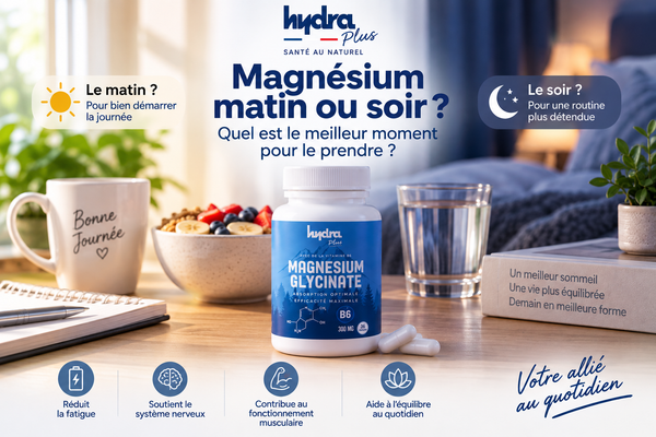 Magnésium matin ou soir : quel est le meilleur moment pour le prendre ?