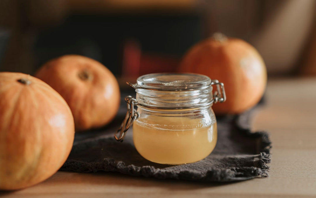 Bocal de cidre de pomme maison