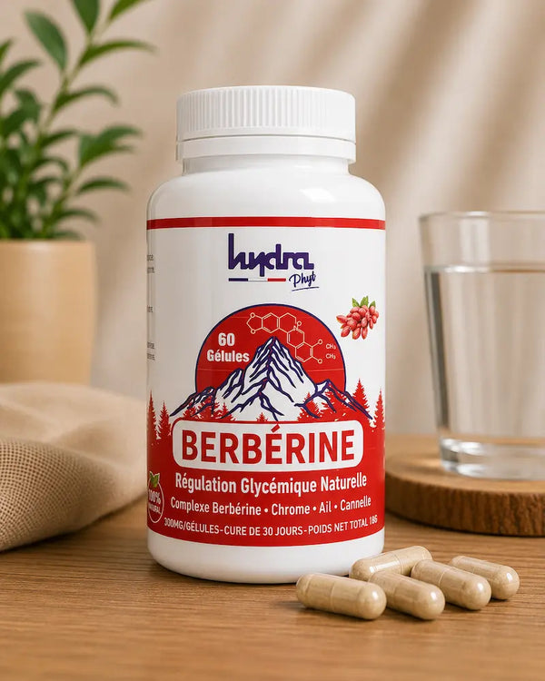 Berbérine chrome cannelle Hydra Plus 60 gélules métabolisme certifié ONSSA Maroc