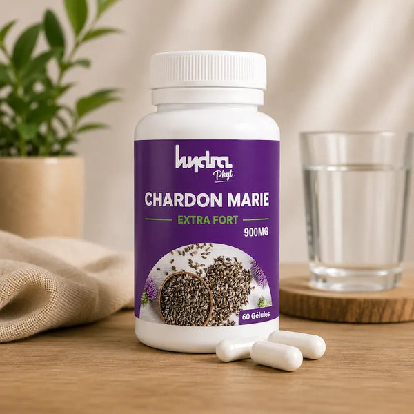 Chardon Marie 900mg Hydra Plus silymarine protection foie détox certifié ONSSA Maroc