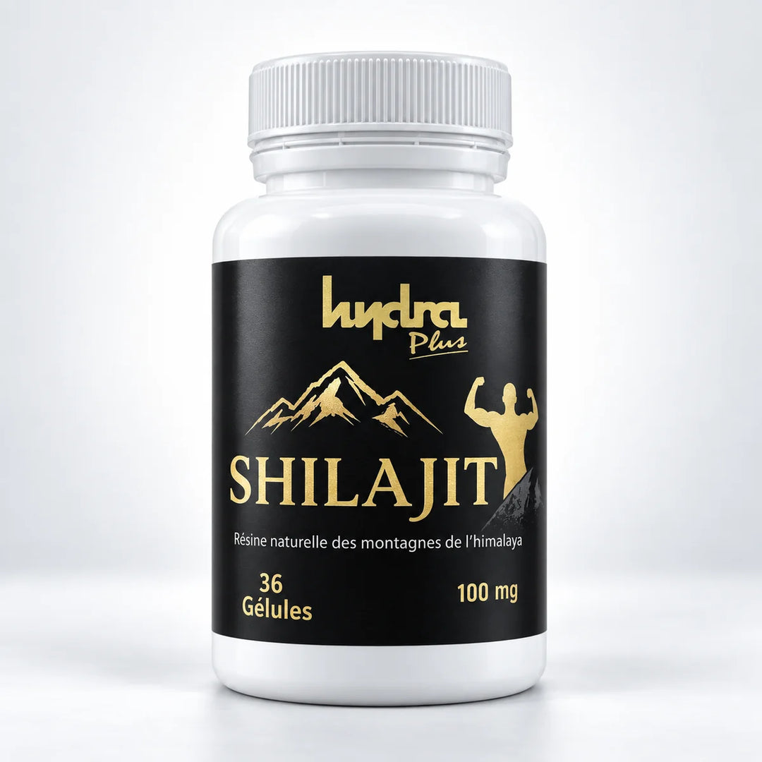 Shilajit Hydra Plus + acide fulvique – flacon de 36 gélules