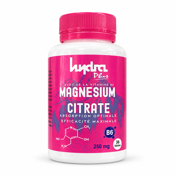 Magnésium Citrate 250 mg + Vitamine B6 – 36 gélules