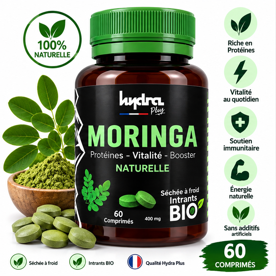 Moringa Hydra Plus 400 mg 60 comprimés
