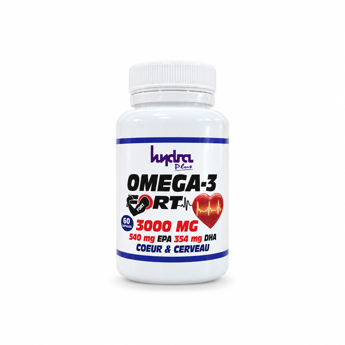 Oméga 3 Fort 3000 mg Hydra Plus – 60 capsules