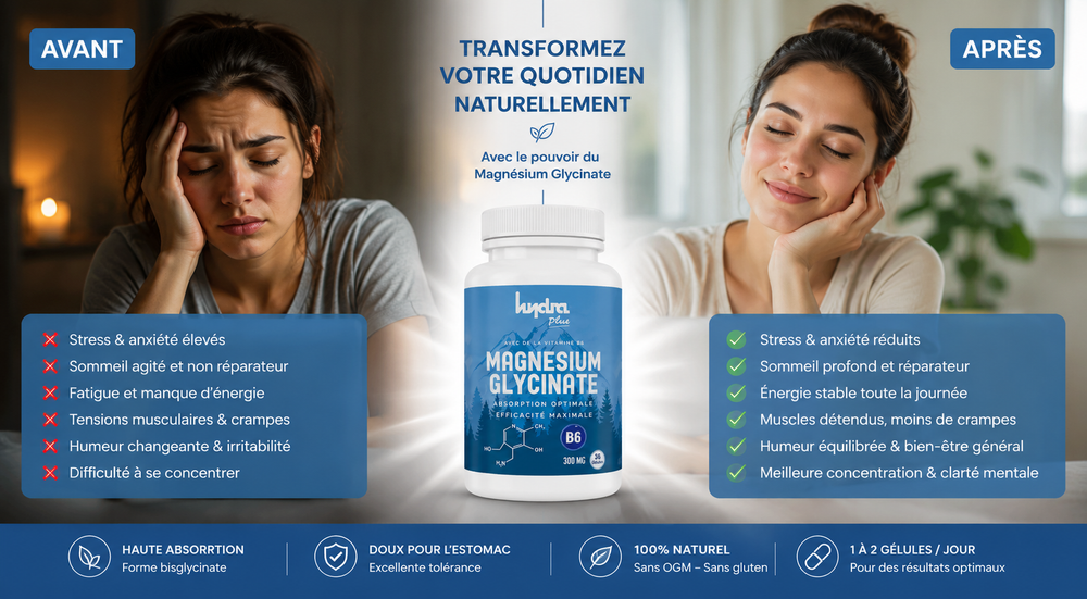 Quel magnésium choisir au Maroc ? Glycinate, citrate ou marin : le comparatif complet