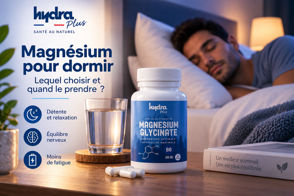 Magnésium pour dormir : lequel choisir et quand le prendre