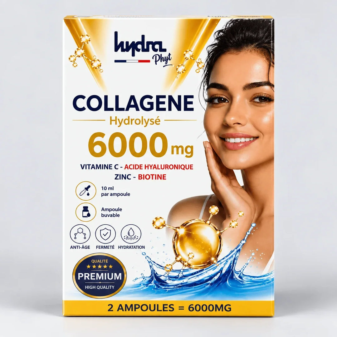 Collagène marin vs hydrolysé – boîte Collagène Marin Hydrolysé Hydra Phyt