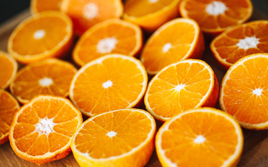 Oranges coupées en tranches