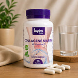 Collagène marin vitamine C Hydra Plus 90 gélules peau articulations Maroc