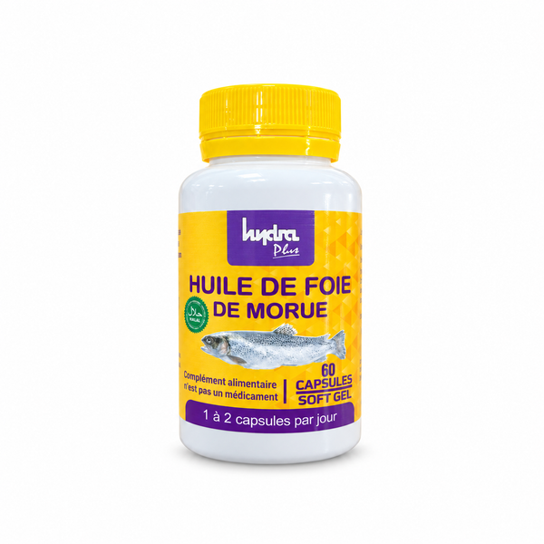 Huile de Foie de Morue Hydra Plus – 60 capsules