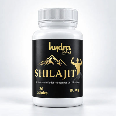 Shilajit Hydra Plus + acide fulvique – flacon de 36 gélules