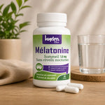 Mélatonine 1.8mg Hydra Plus avec Magnésium B6 sommeil réparateur endormissement certifié ONSSA Maroc