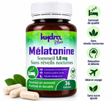 Mélatonine 1,8 mg Hydra Plus 36 gélules