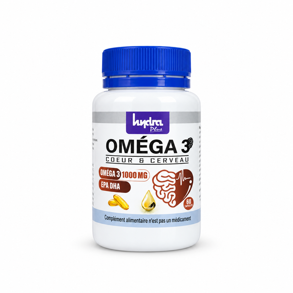 Oméga 3 1000 mg Hydra Plus – 60 capsules